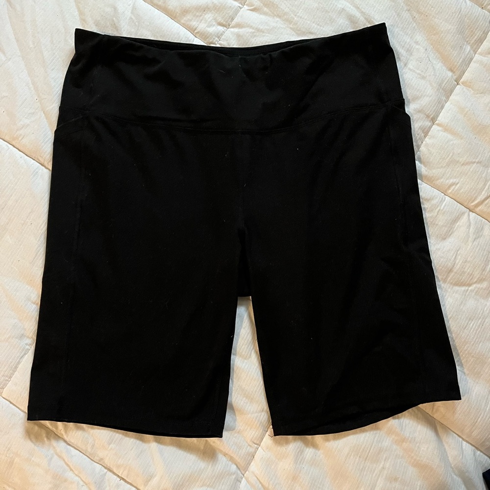 Black bike shorts